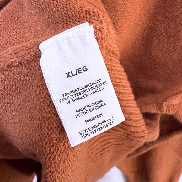 Vince Camuto Long Sleeve Sierra Turtleneck Sweater Size XL Preppy Fall Workwear - Picture 6 of 7